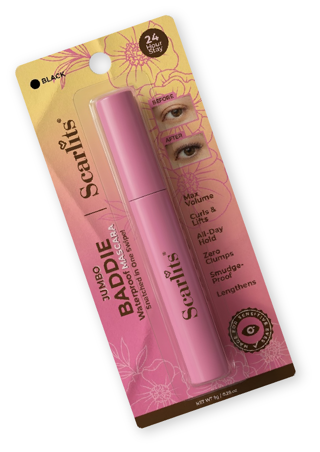 <h2>Baddie Waterproof<br/>Mascara</h2>