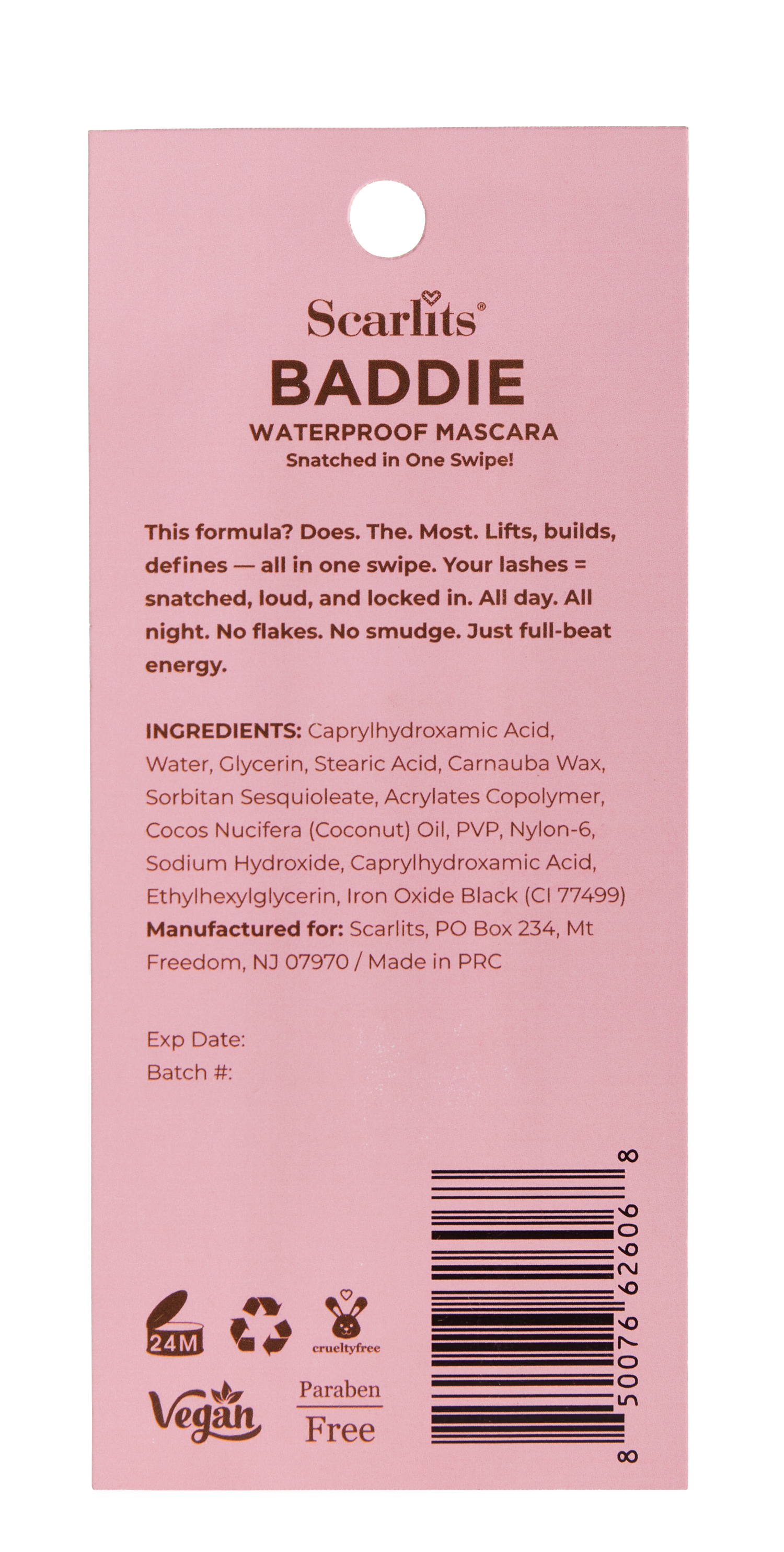 Baddie Waterproof Mascara