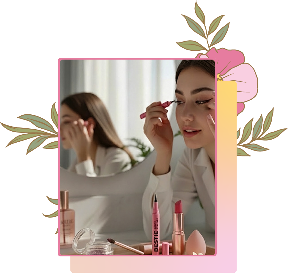 <h2>Bestie Liquid<br/>Eyeliner</h2>